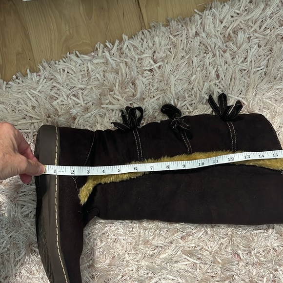 Comfy Winter Boots Dark Brown Womens 6.5 - Picture 11 of 11